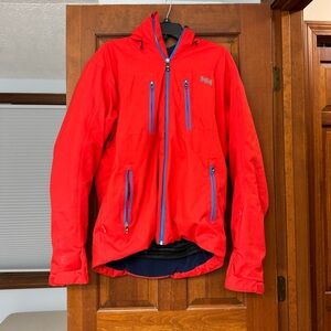 Helly Hansen Red Jacket with Blue Details